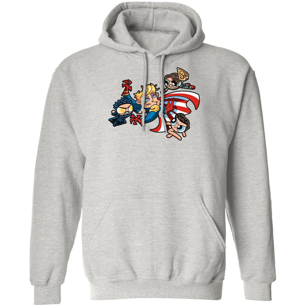 Classic Unisex Hoodie - V12STURG - Ash - 8