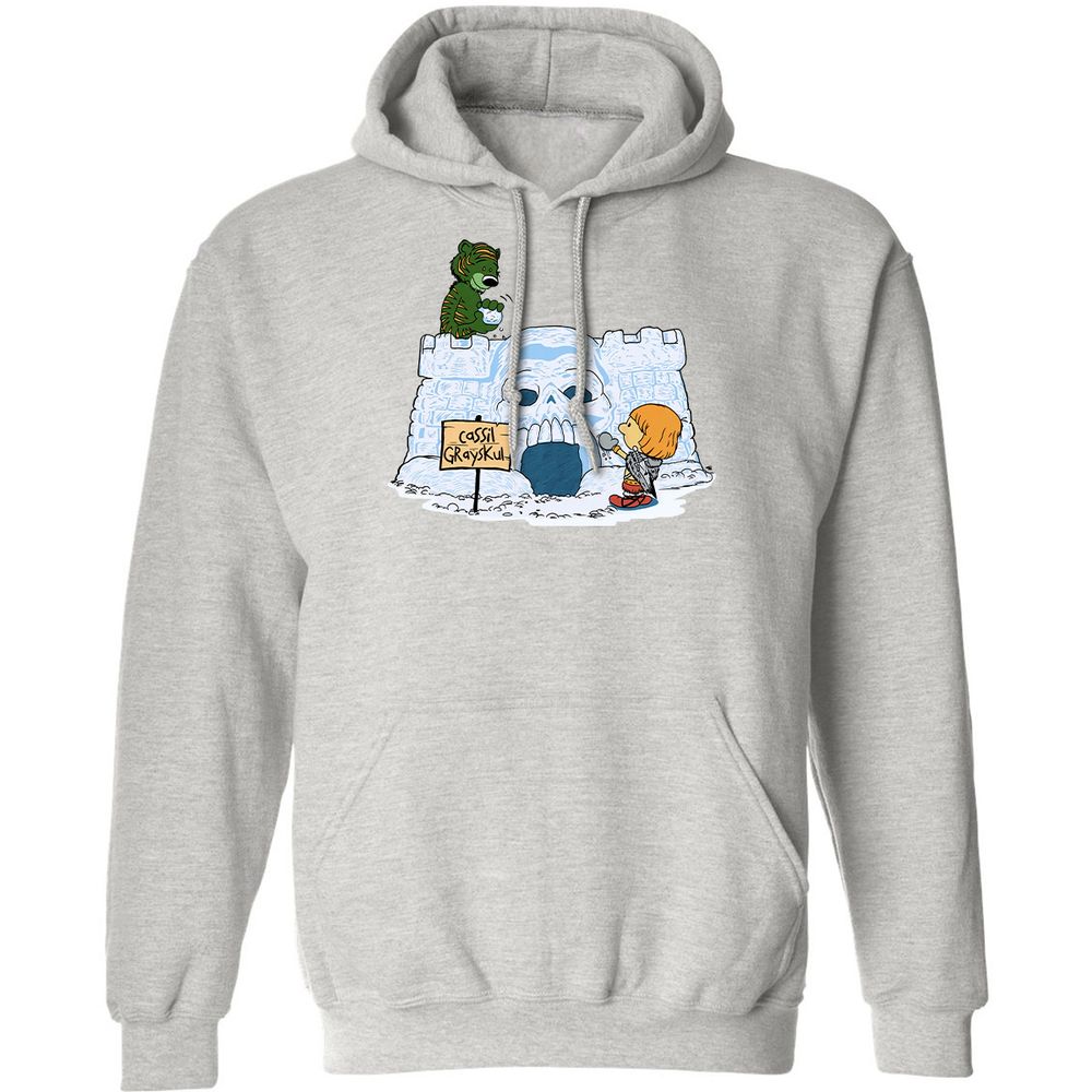 Classic Unisex Hoodie - Y95RGANN - Ash - 8