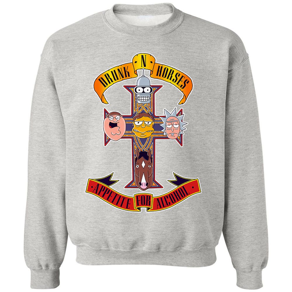 Classic Unisex Sweatshirt - GK67TS2W - Ash - 8