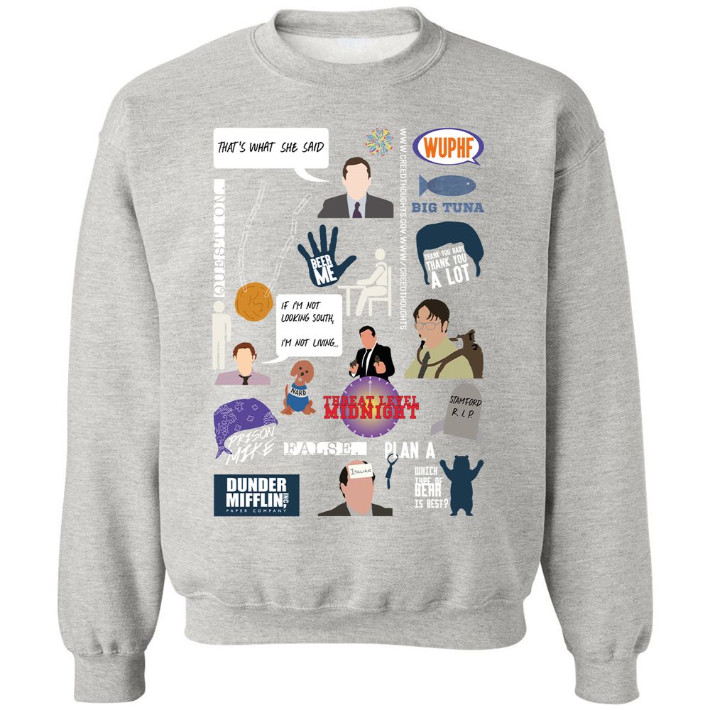 Classic Unisex Sweatshirt - US51S2JT - Ash - 8