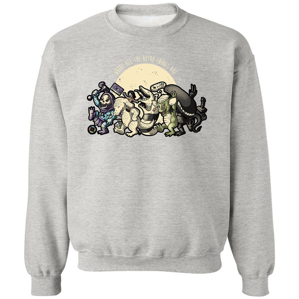 Classic Unisex Sweatshirt - 2VCL9592 - Ash - 8