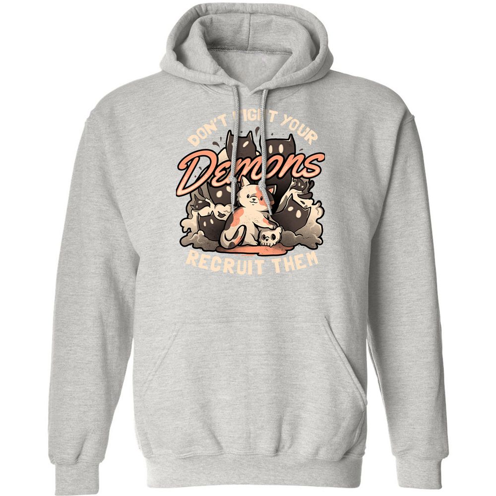 Classic Unisex Hoodie - TZMPX299 - Ash - 8