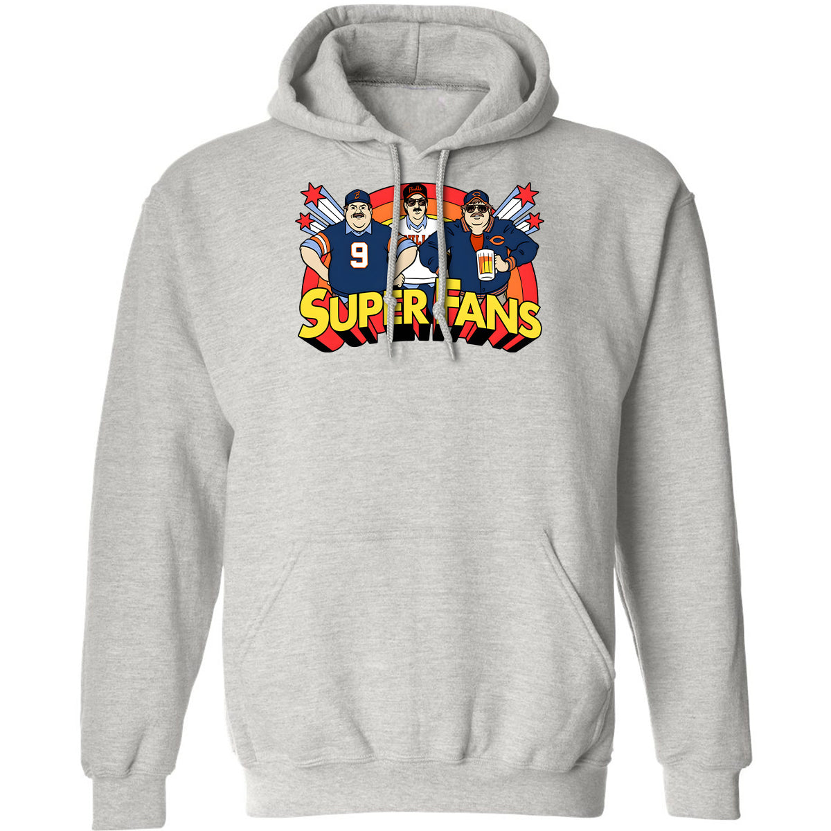 Classic Unisex Hoodie - XDQT7D4E - Ash - 8