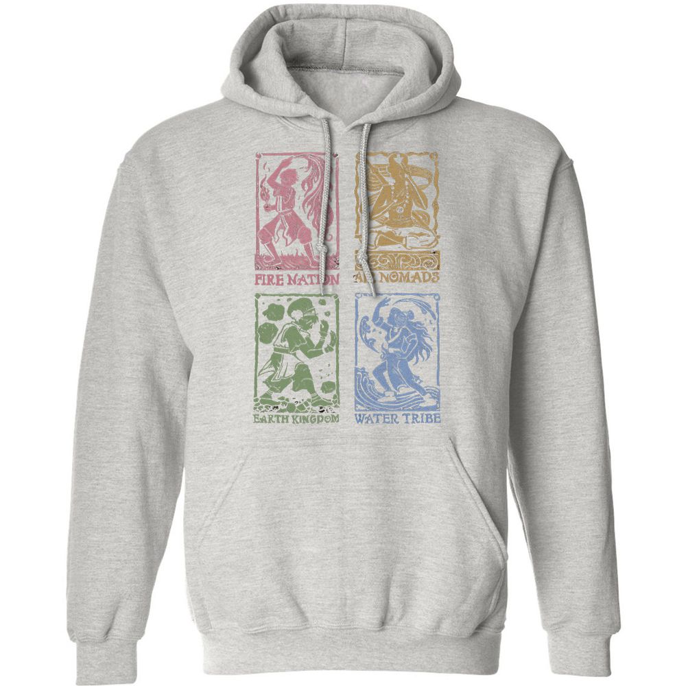 Classic Unisex Hoodie - BQT3B62F - Ash - 8