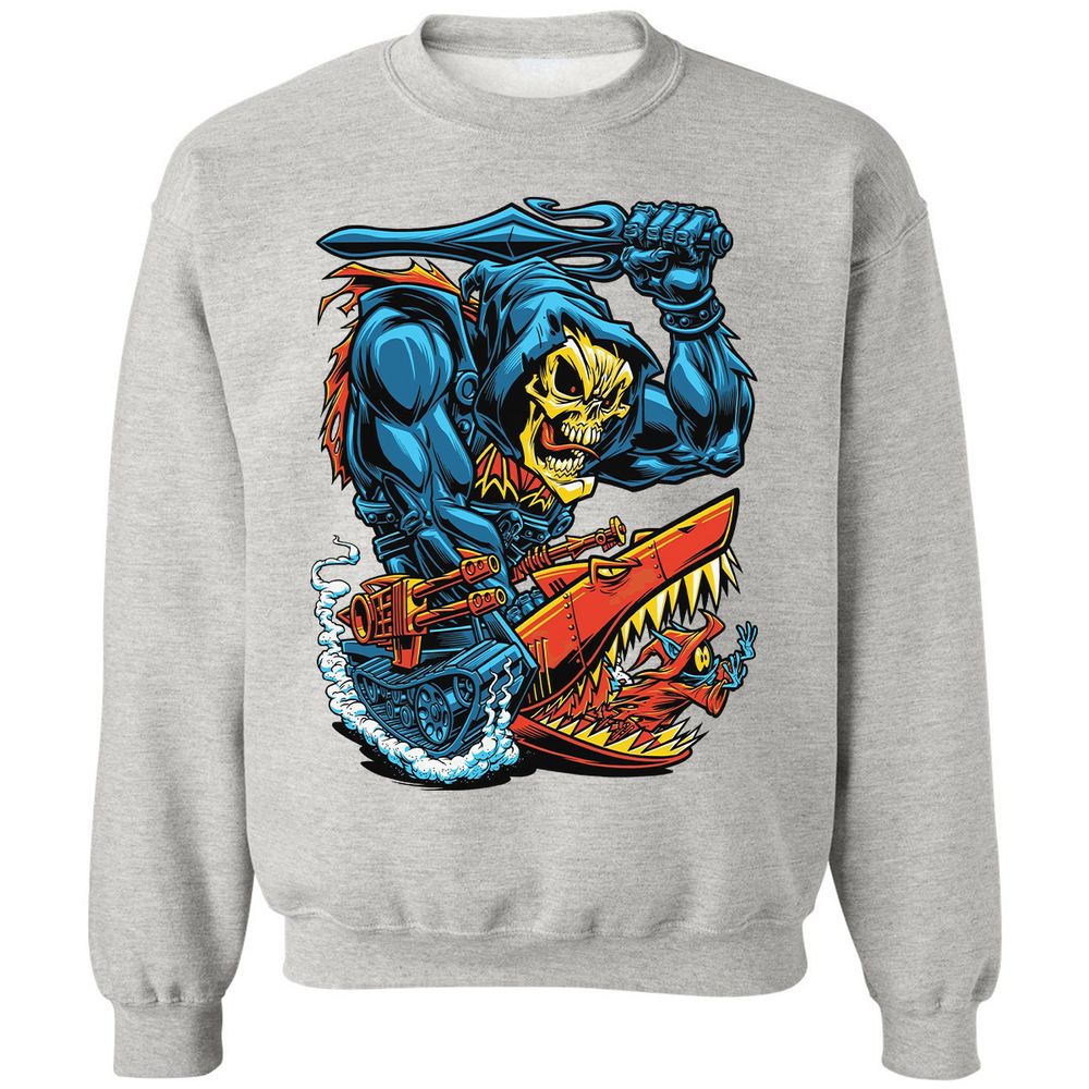 Classic Unisex Sweatshirt - 5KAV7NEE - Ash - 8