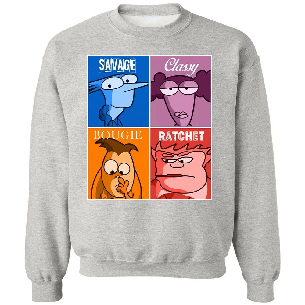 Classic Unisex Sweatshirt - 6NSDXMZ8 - Ash - 8