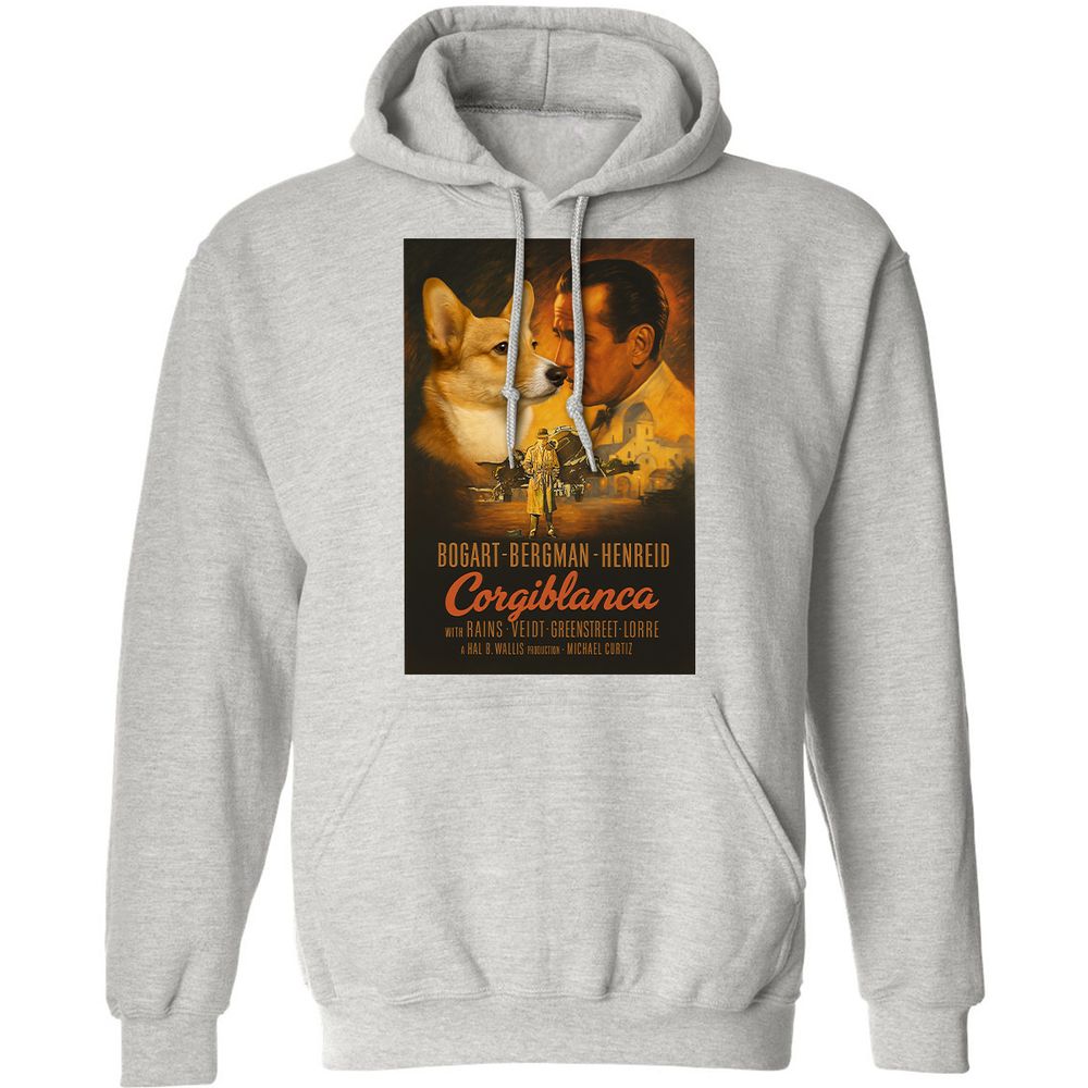 Classic Unisex Hoodie - QK9KF4Y5 - Ash - 8