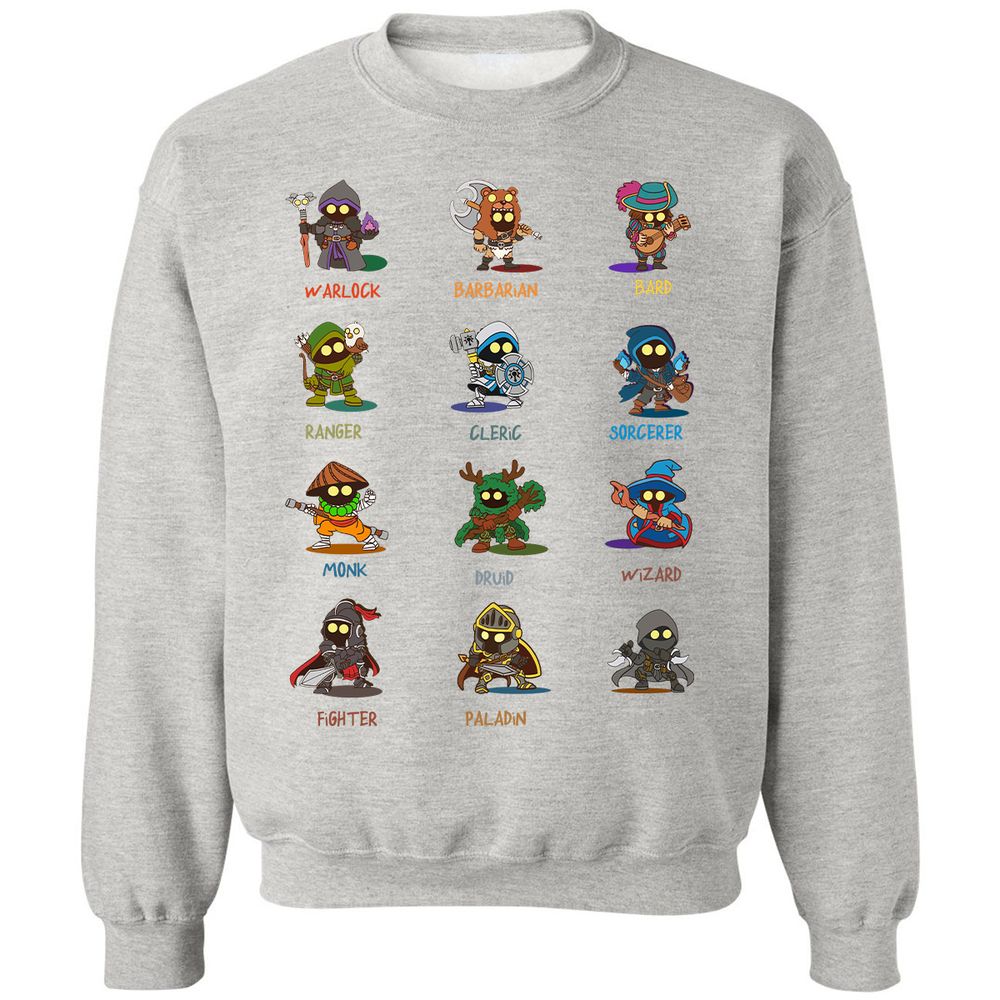 Classic Unisex Sweatshirt - F48C1KBY - Ash - 8