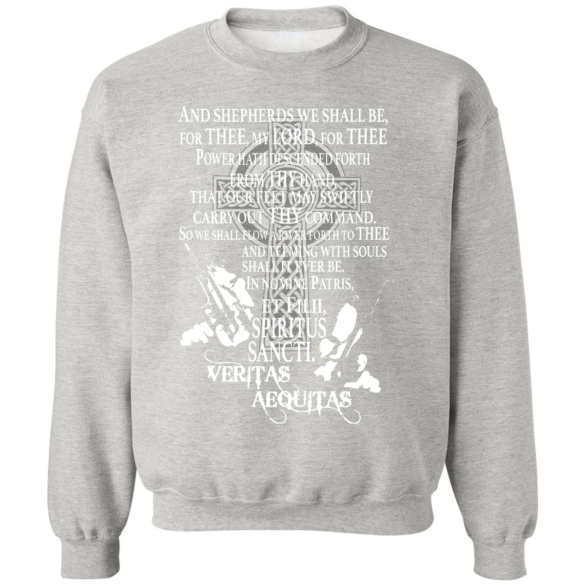Classic Unisex Sweatshirt - A6XZLAX7 - Ash - 8