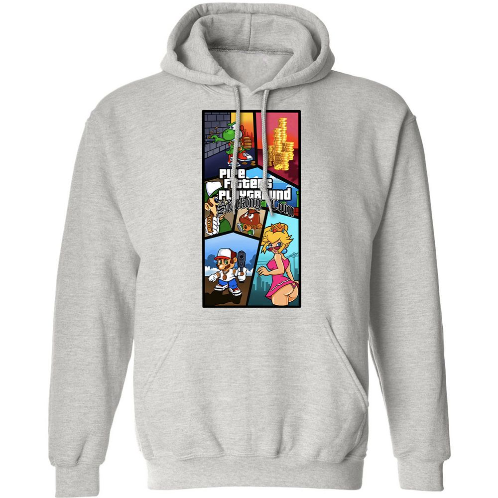 Classic Unisex Hoodie - D4B5SNZR - Ash - 8