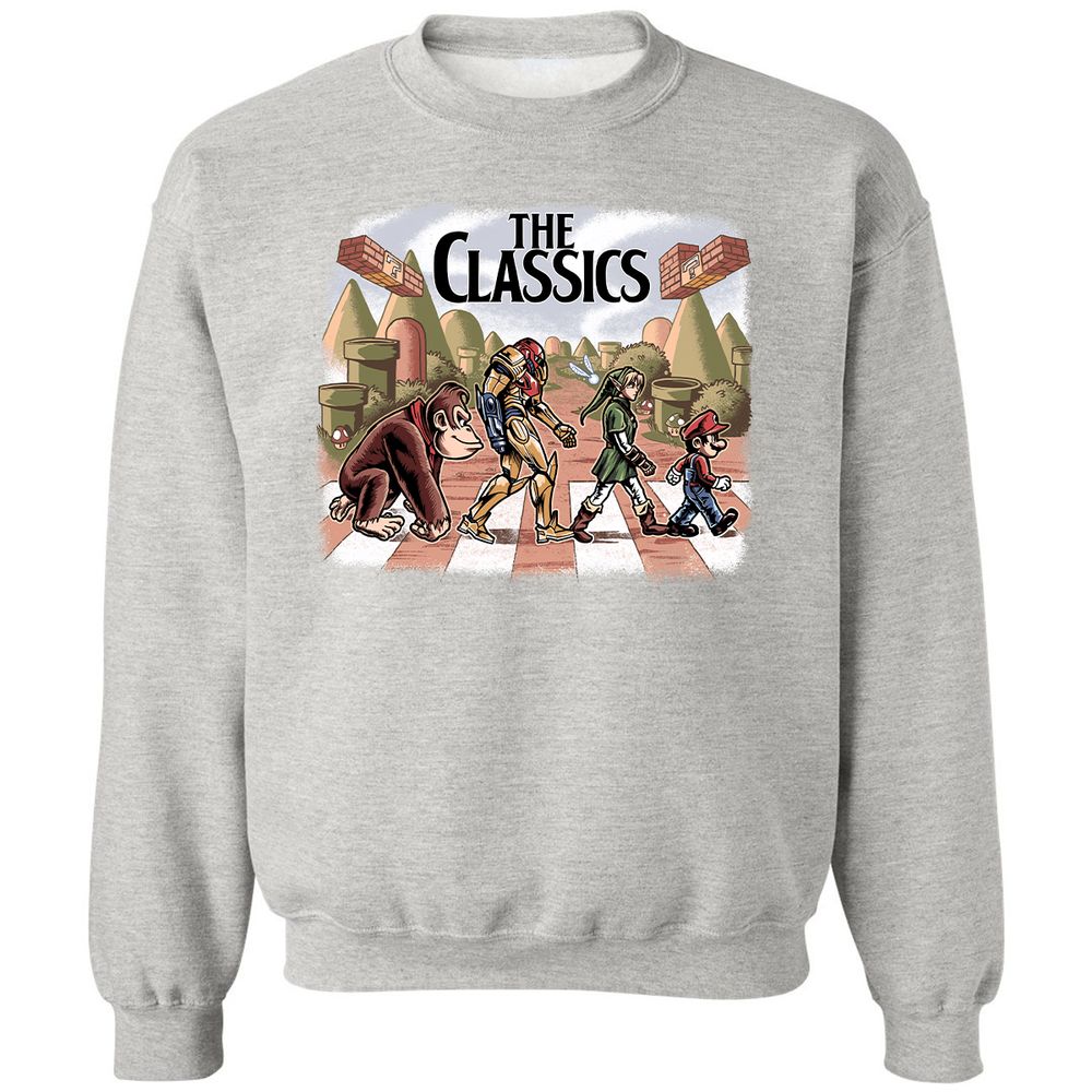 Classic Unisex Sweatshirt - TLSBRKJ1 - Ash - 8