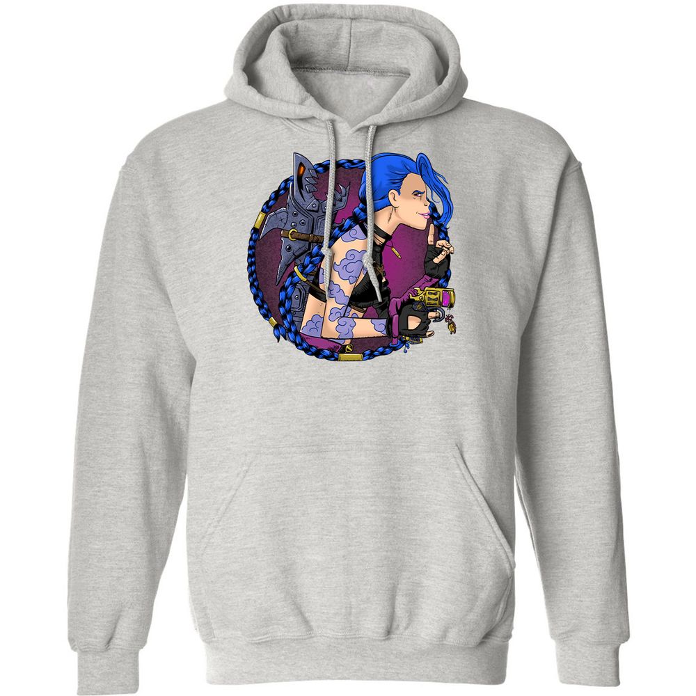 Classic Unisex Hoodie - 28SCEAEZ - Ash - 8