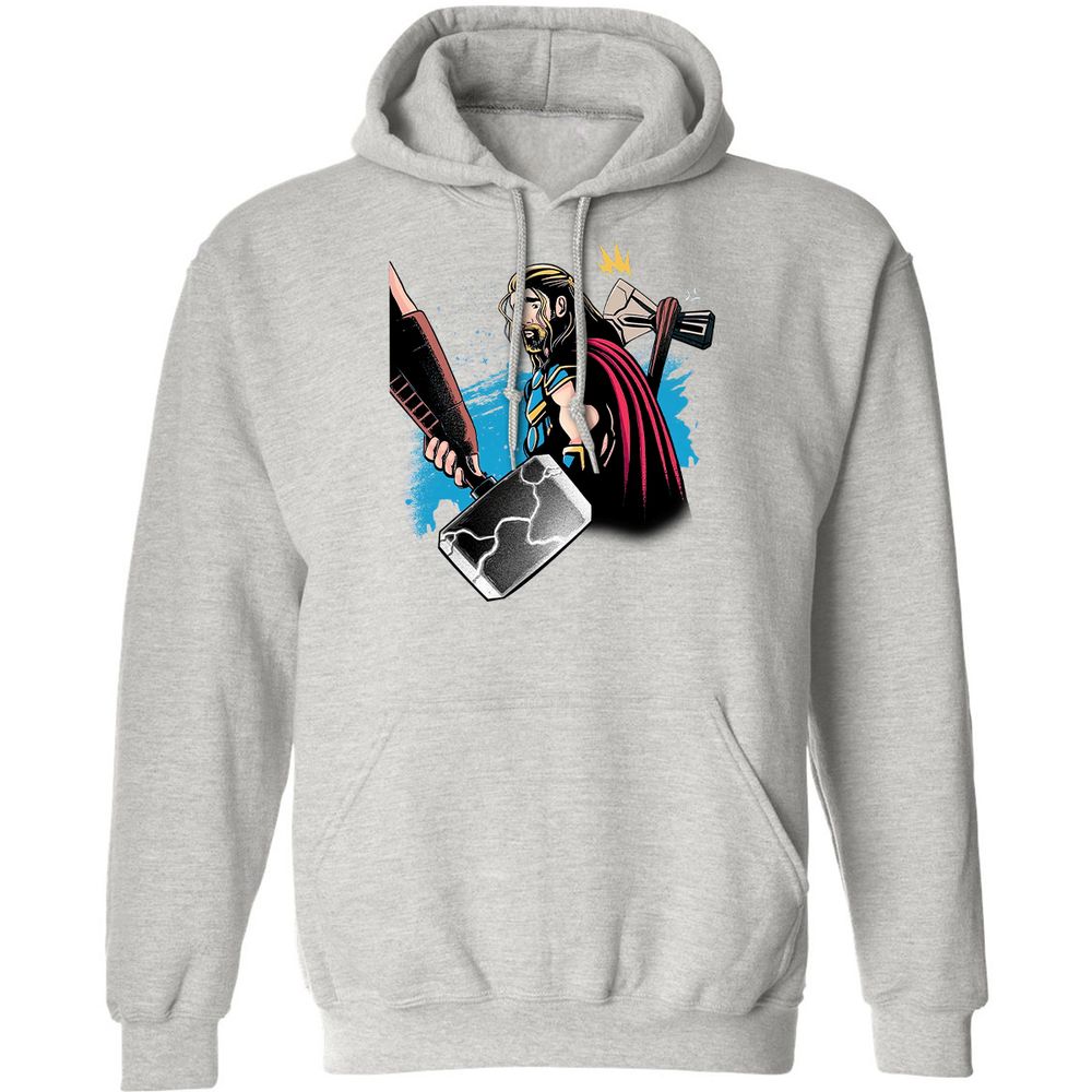 Classic Unisex Hoodie - Q1Z352VH - Ash - 8