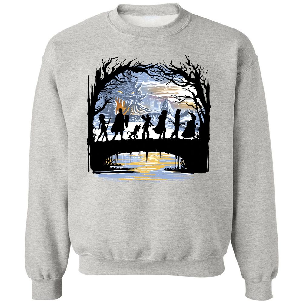 Classic Unisex Sweatshirt - HZFFLC5C - Ash - 8