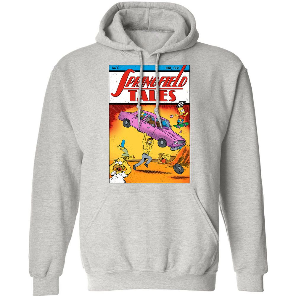 Classic Unisex Hoodie - 864166JE - Ash - 8