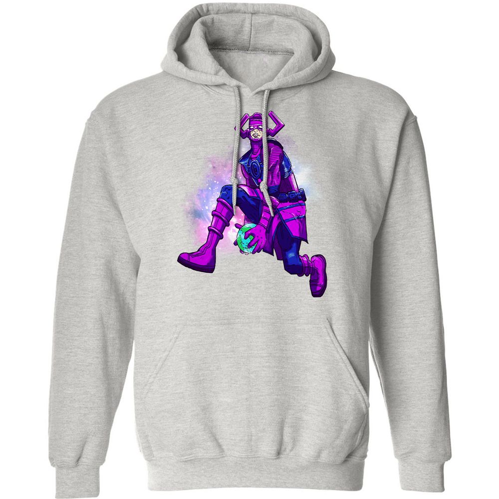 Classic Unisex Hoodie - HQ4PC75E - Ash - 8