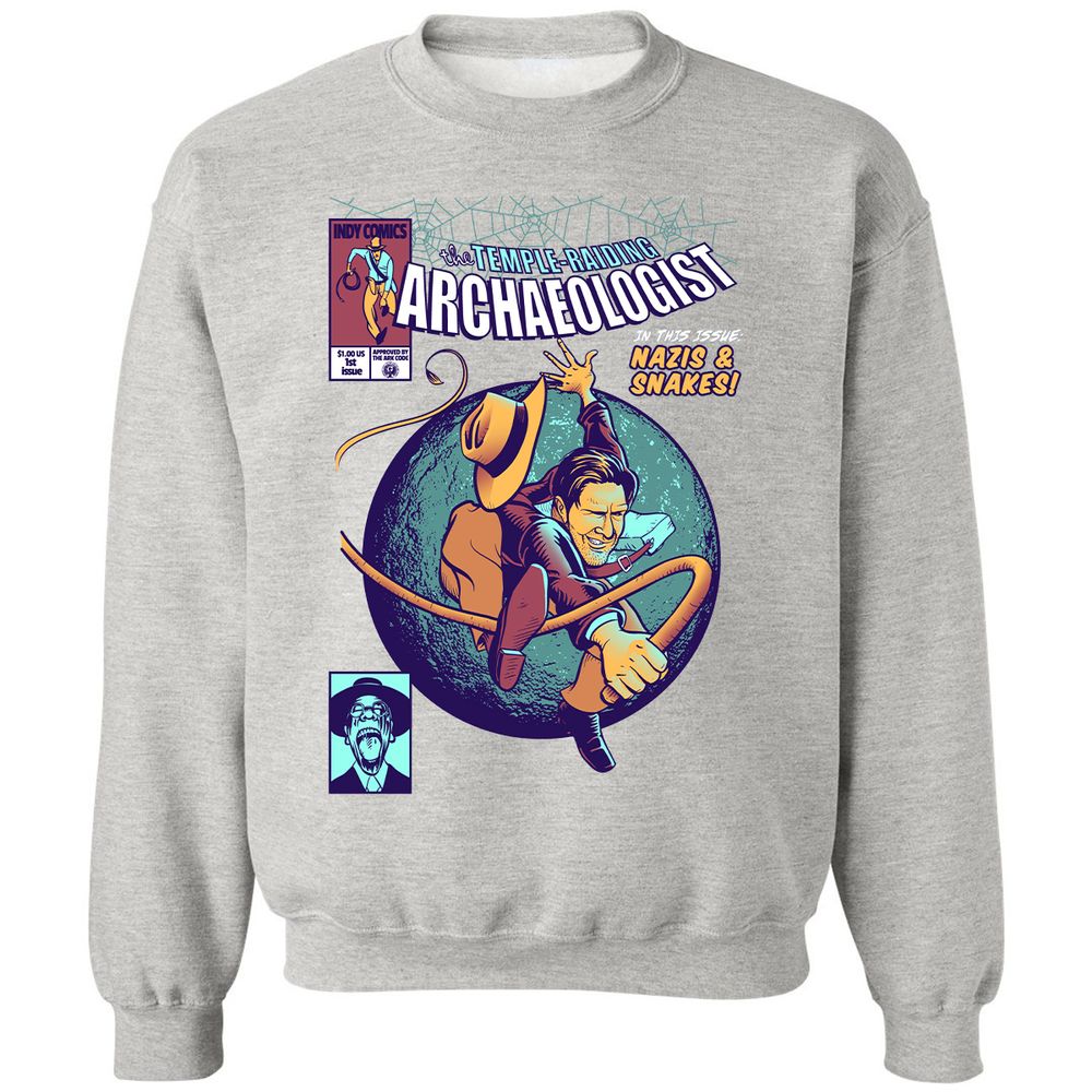 Classic Unisex Sweatshirt - KSLA6QZK - Ash - 8