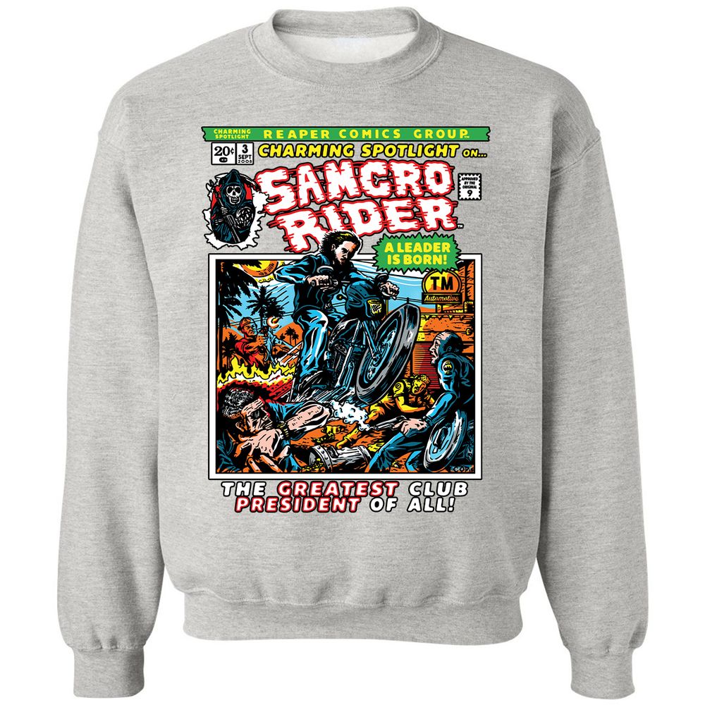 Classic Unisex Sweatshirt - 19GETZWN - Ash - 8