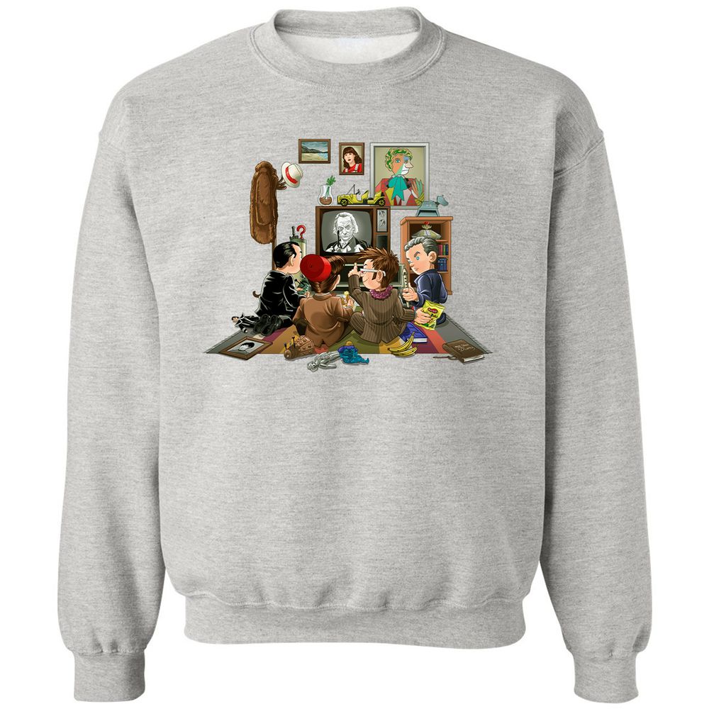Classic Unisex Sweatshirt - HPCFFYUJ - Ash - 8