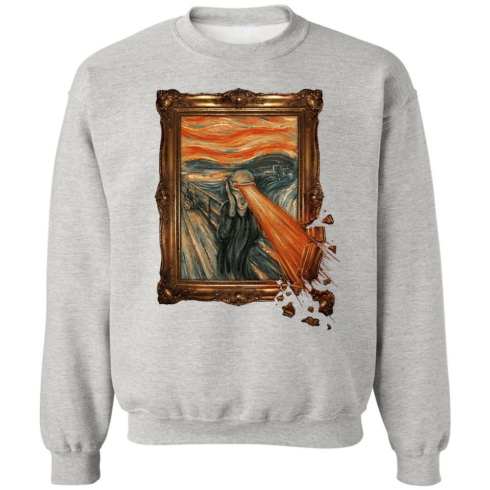 Classic Unisex Sweatshirt - DMUKSSRW - Ash - 8