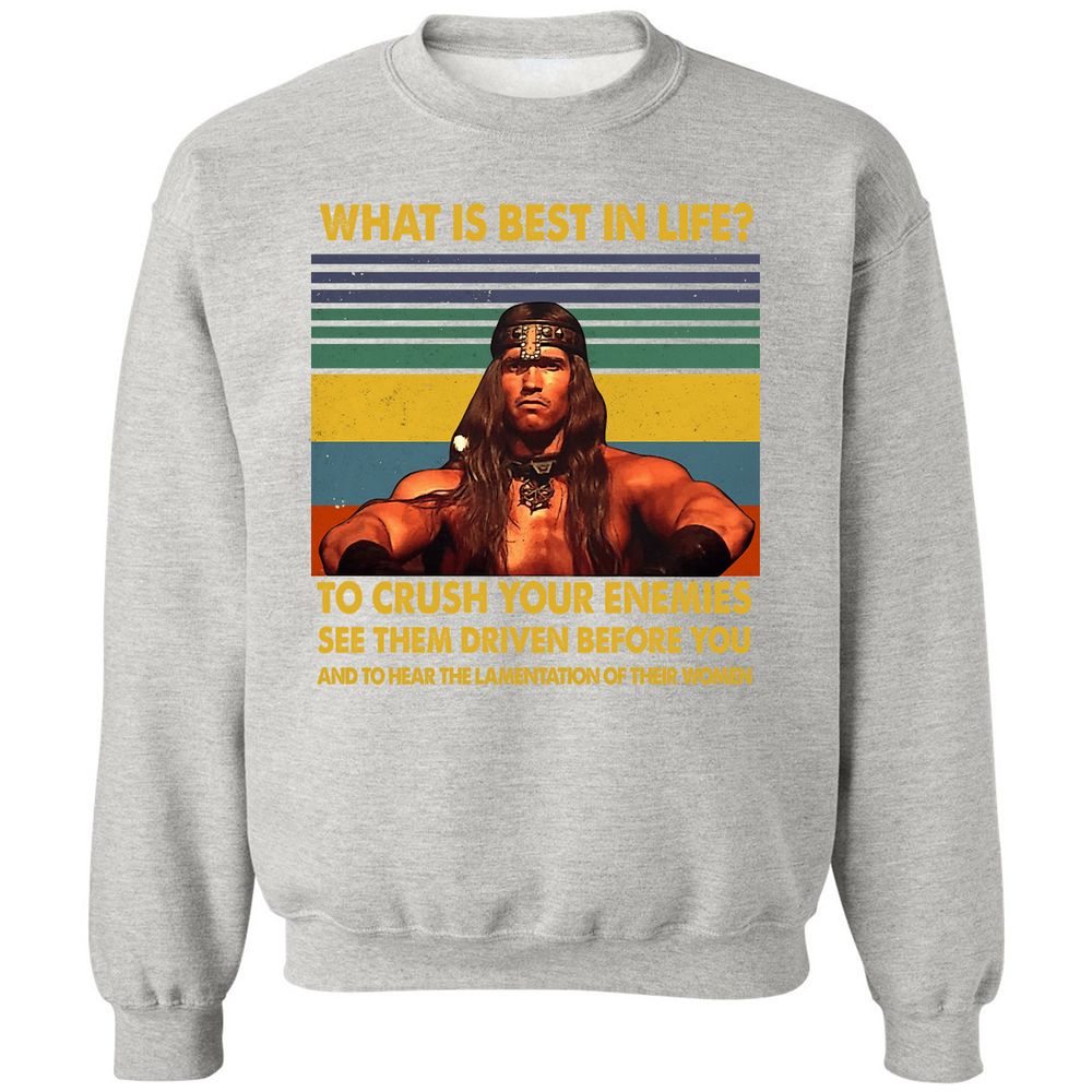 Classic Unisex Sweatshirt - W3E3MYHB - Ash - 8