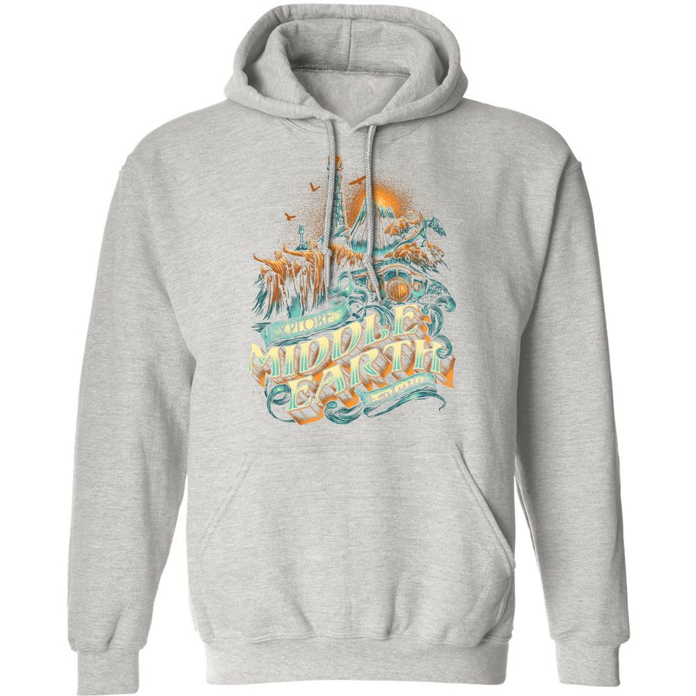 Classic Unisex Hoodie - HR9U4RUZ - Ash - 8