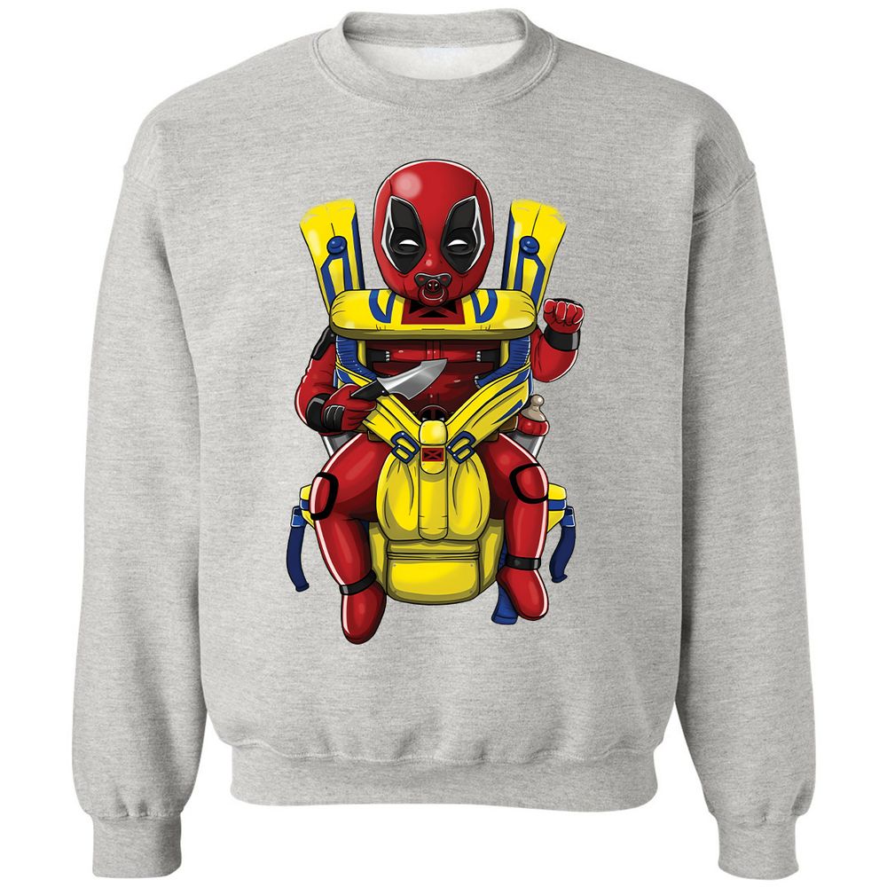 Classic Unisex Sweatshirt - UWP8VKQS - Ash - 8