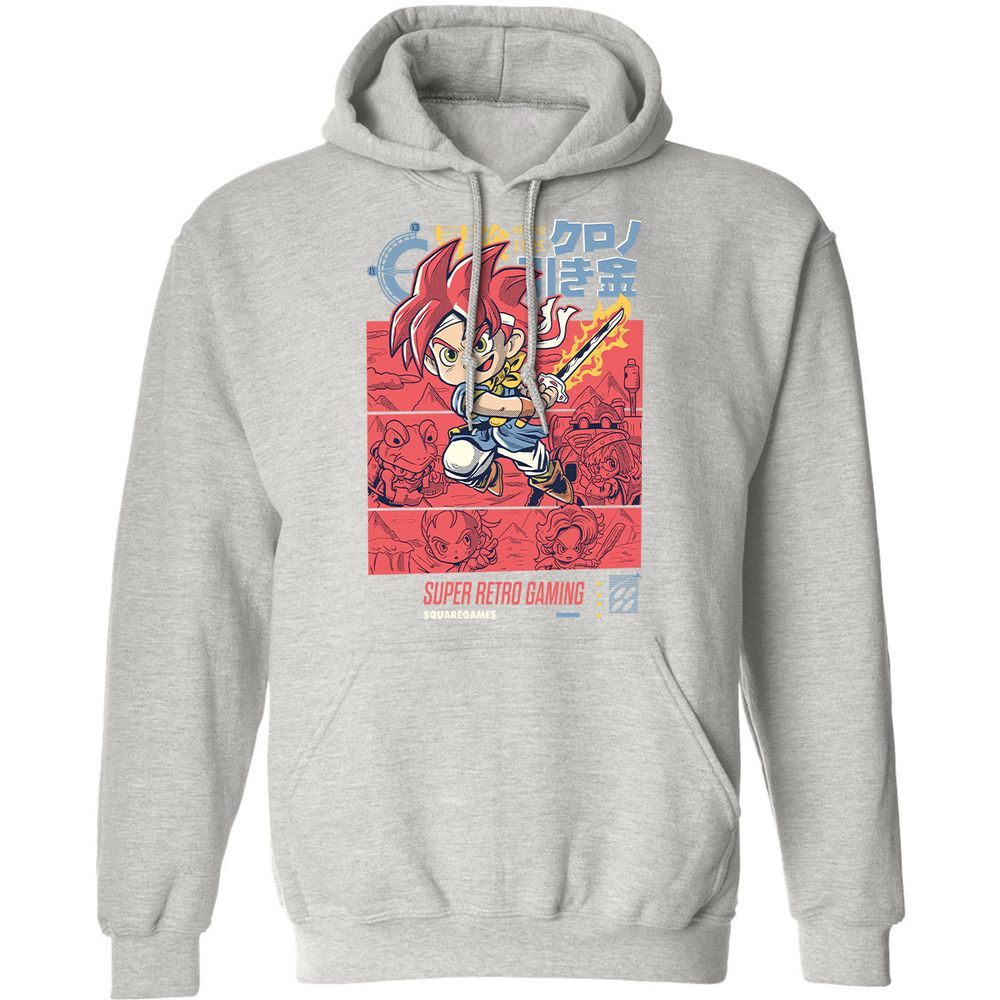 Classic Unisex Hoodie - AJGXRGAW - Ash - 8