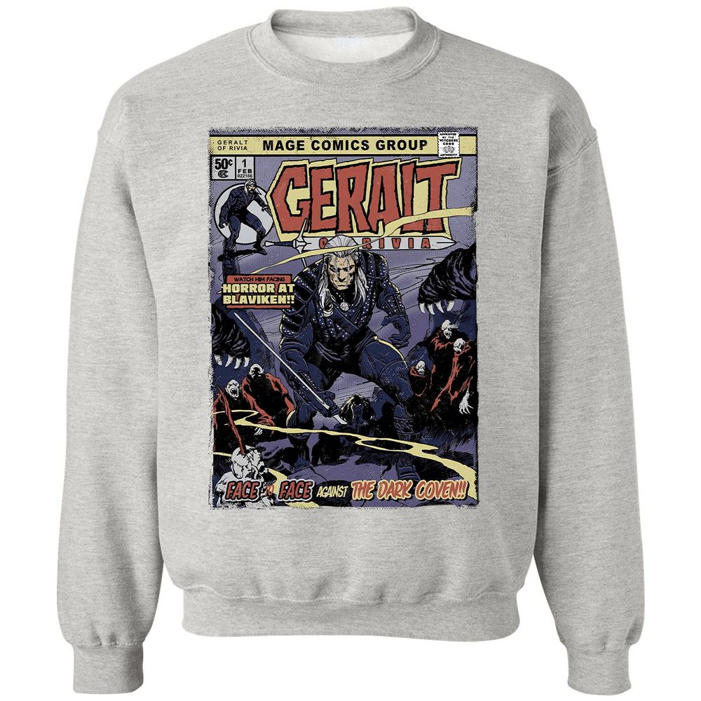 Classic Unisex Sweatshirt - QVMH183W - Ash - 8