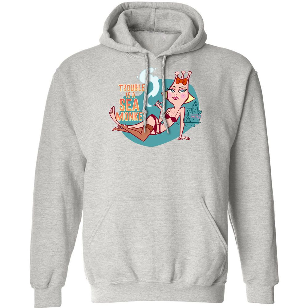 Classic Unisex Hoodie - 52DZCNHR - Ash - 8