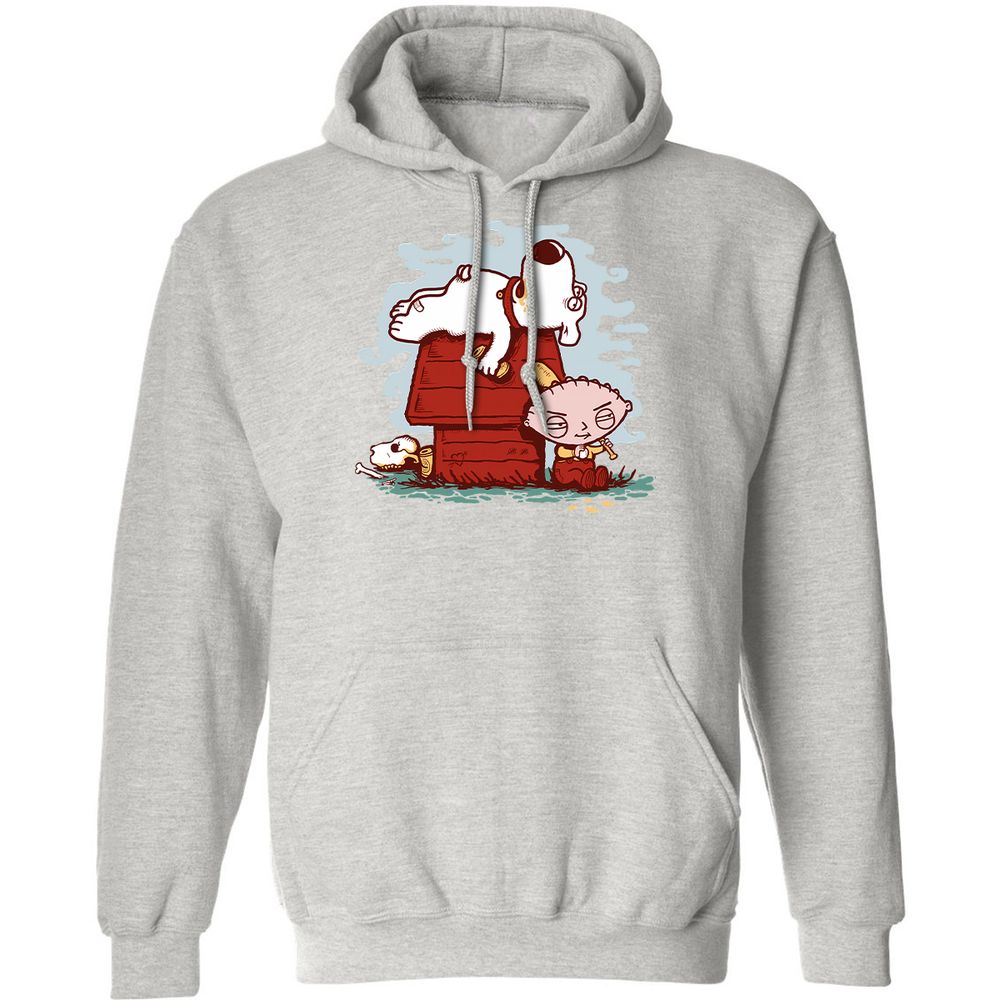 Classic Unisex Hoodie - NUXF3FZN - Ash - 8