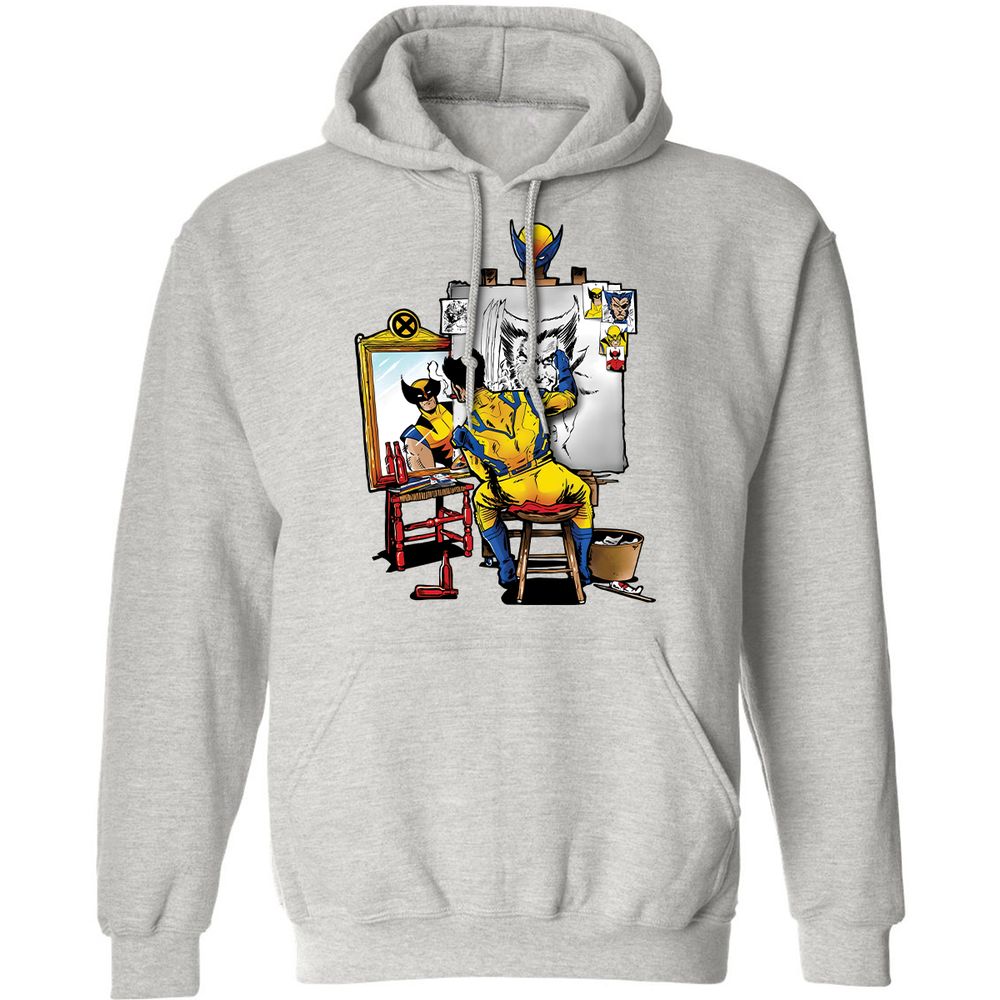 Classic Unisex Hoodie - 2Q436JVQ - Ash - 8