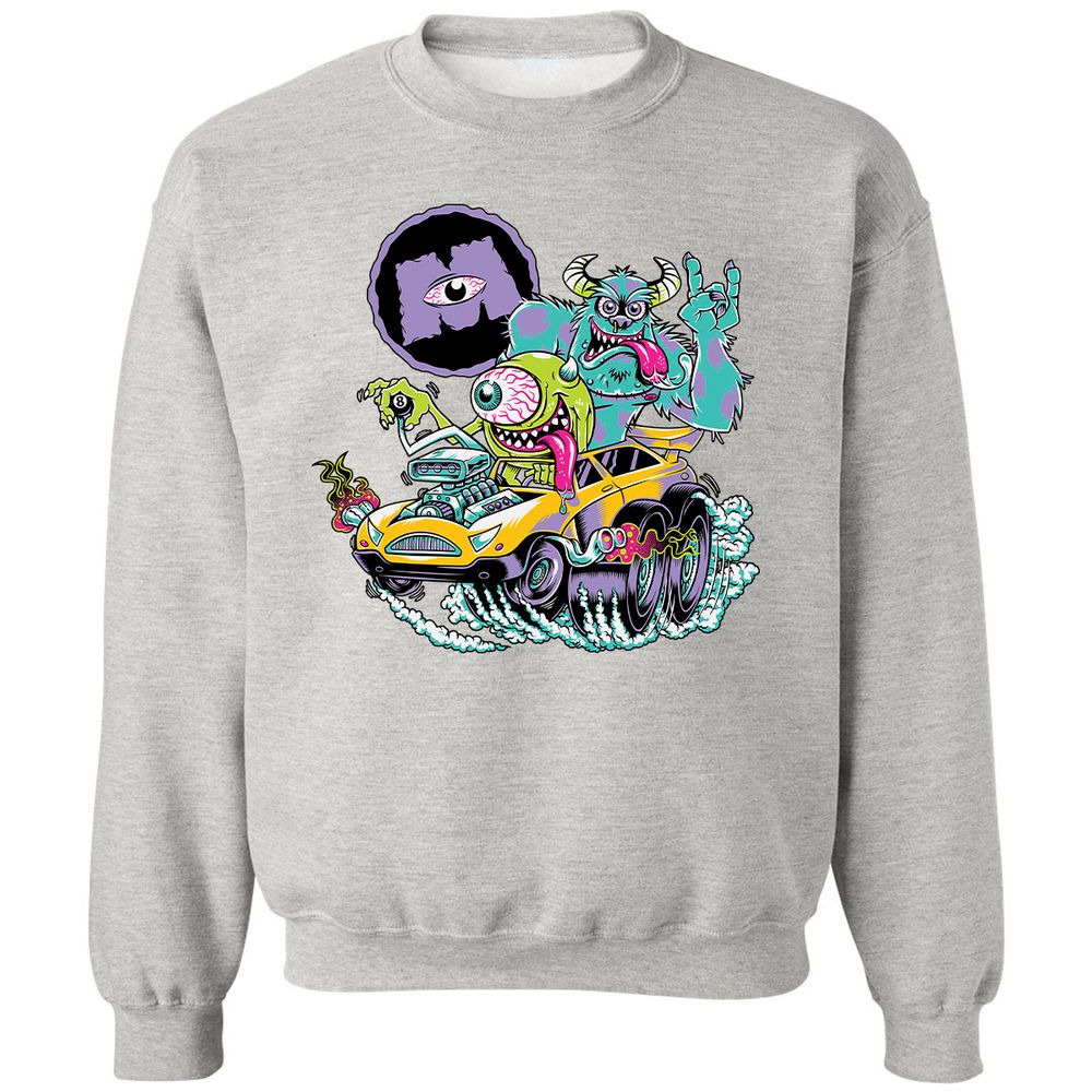 Classic Unisex Sweatshirt - BQAZGYV9 - Ash - 8