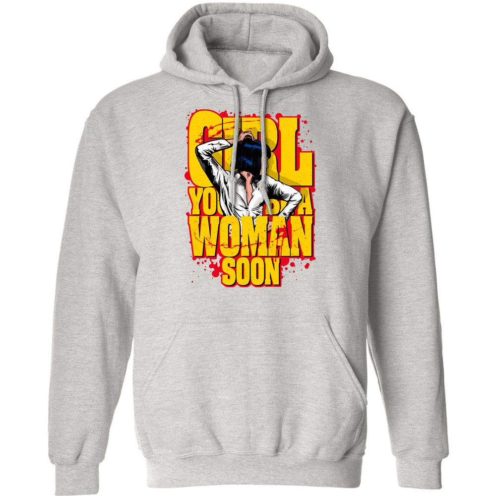 Classic Unisex Hoodie - QKCJYDCL - Ash - 8