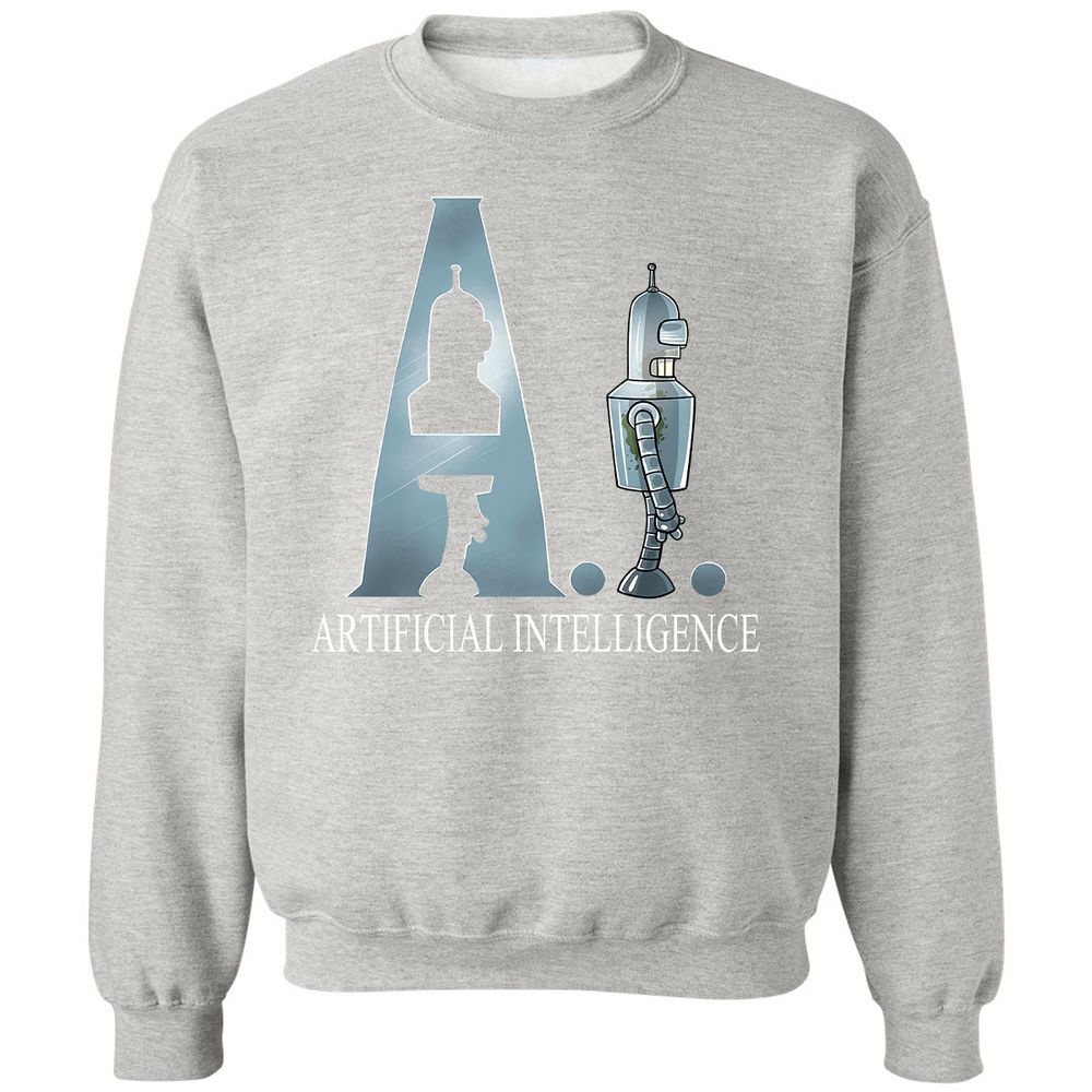 Classic Unisex Sweatshirt - A6AKZJAV - Ash - 8