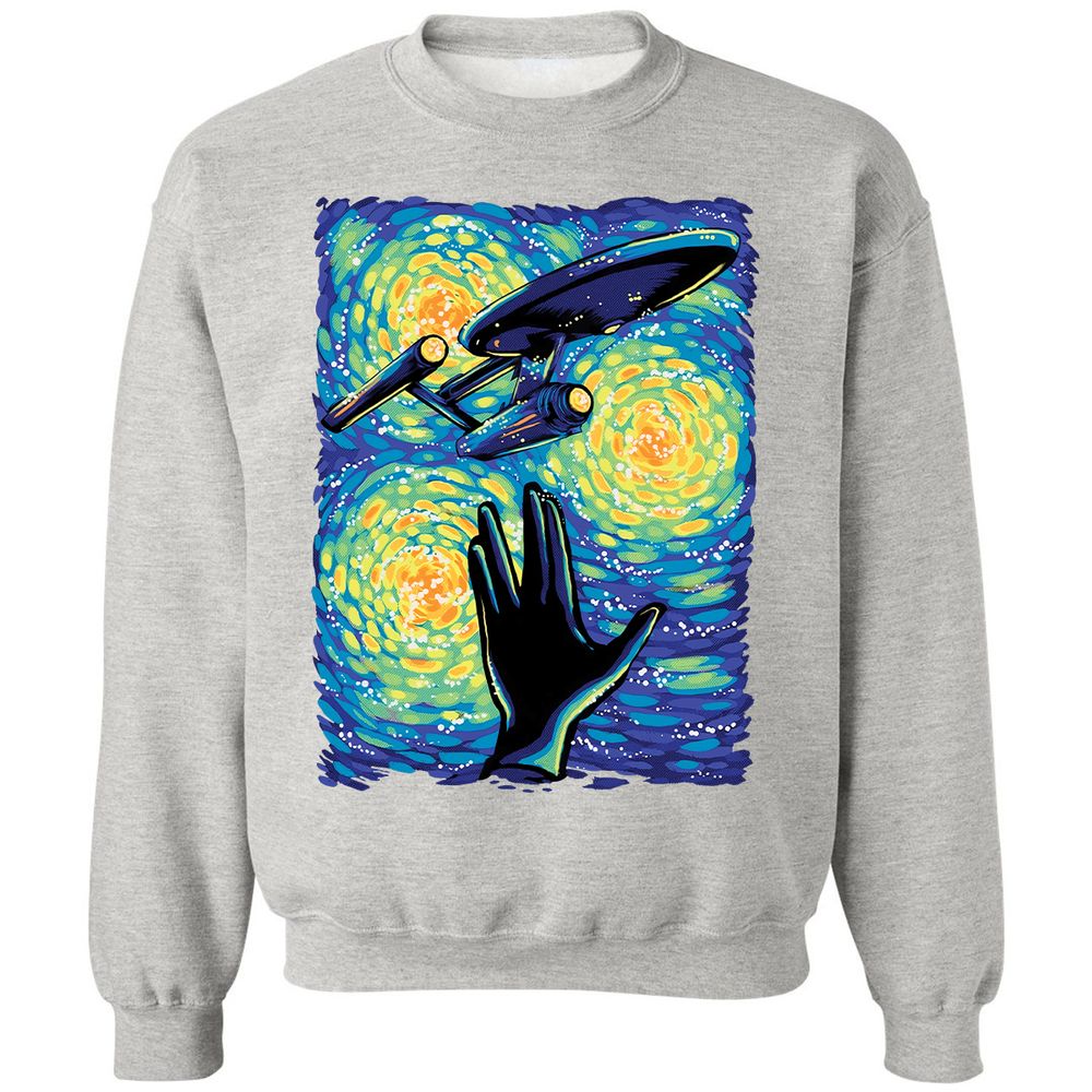 Classic Unisex Sweatshirt - CTHE73J7 - Ash - 8