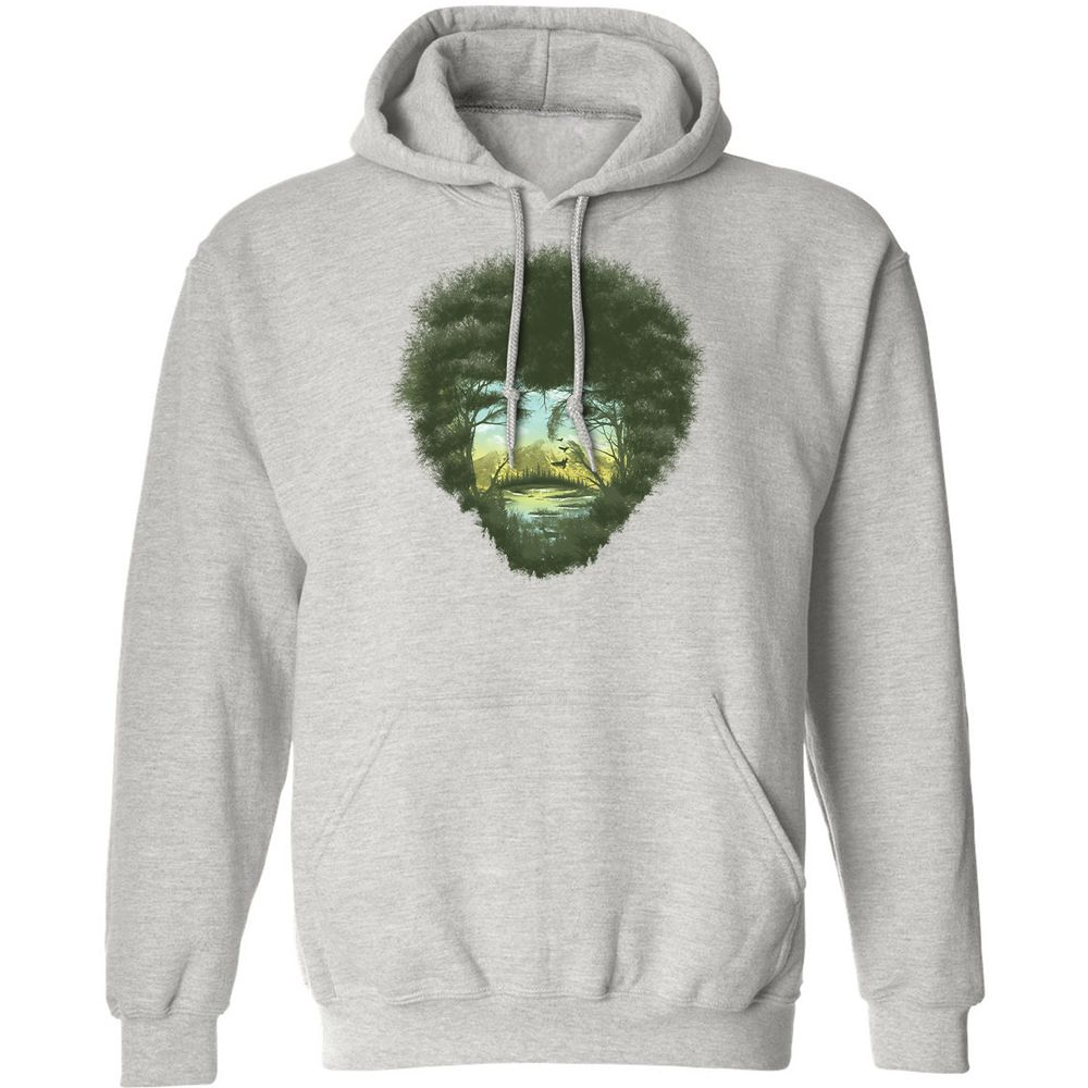 Classic Unisex Hoodie - 6K7C6EA6 - Ash - 8