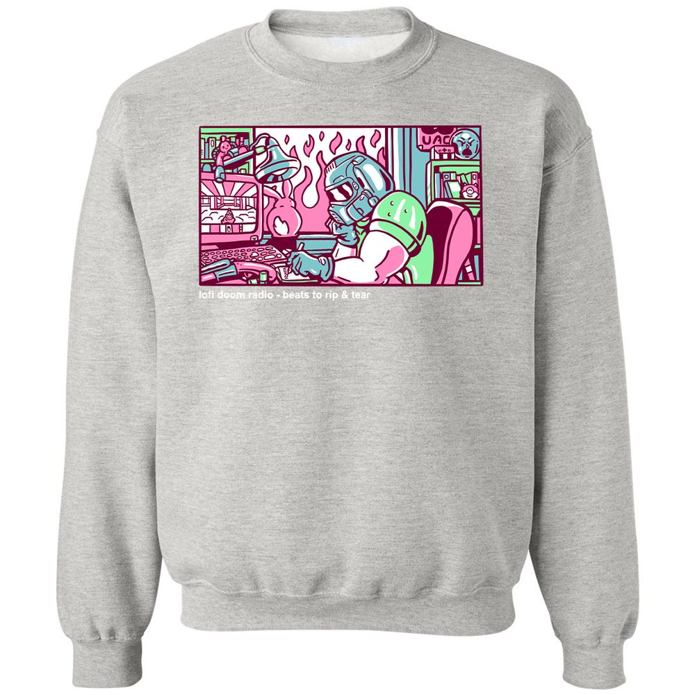 Classic Unisex Sweatshirt - UW24NGFY - Ash - 8