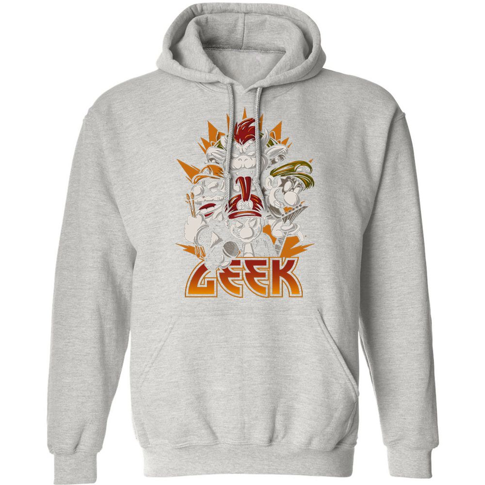 Classic Unisex Hoodie - VDUY6G8C - Ash - 8