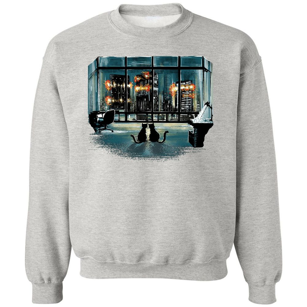 Classic Unisex Sweatshirt - J7D4L12M - Ash - 8