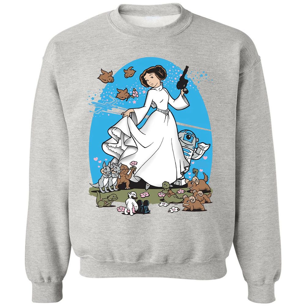 Classic Unisex Sweatshirt - N73TURLY - Ash - 8