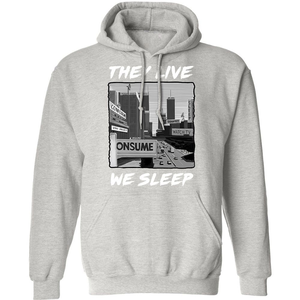 Classic Unisex Hoodie - UUVH5LZN - Ash - 8