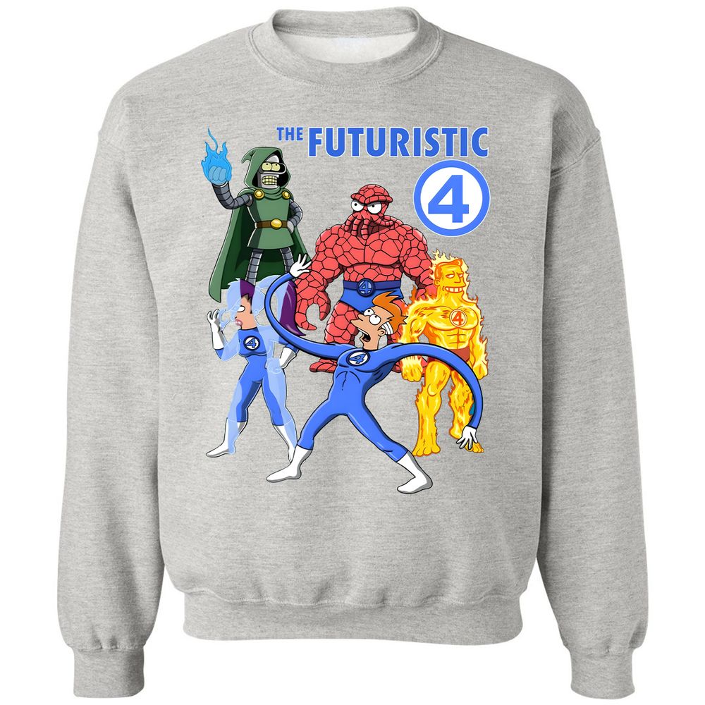 Classic Unisex Sweatshirt - 1XR3WBMX - Ash - 8