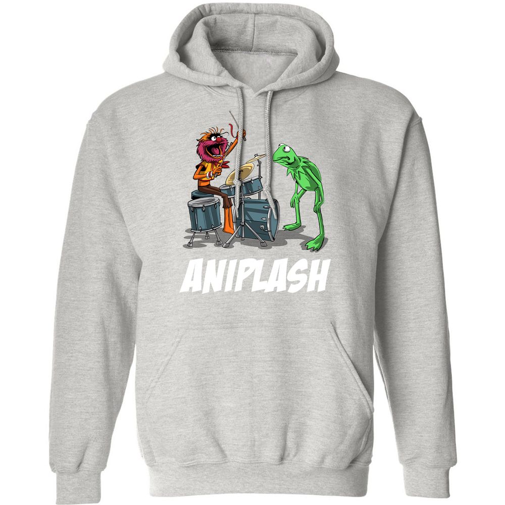 Classic Unisex Hoodie - L24KM8VC - Ash - 8