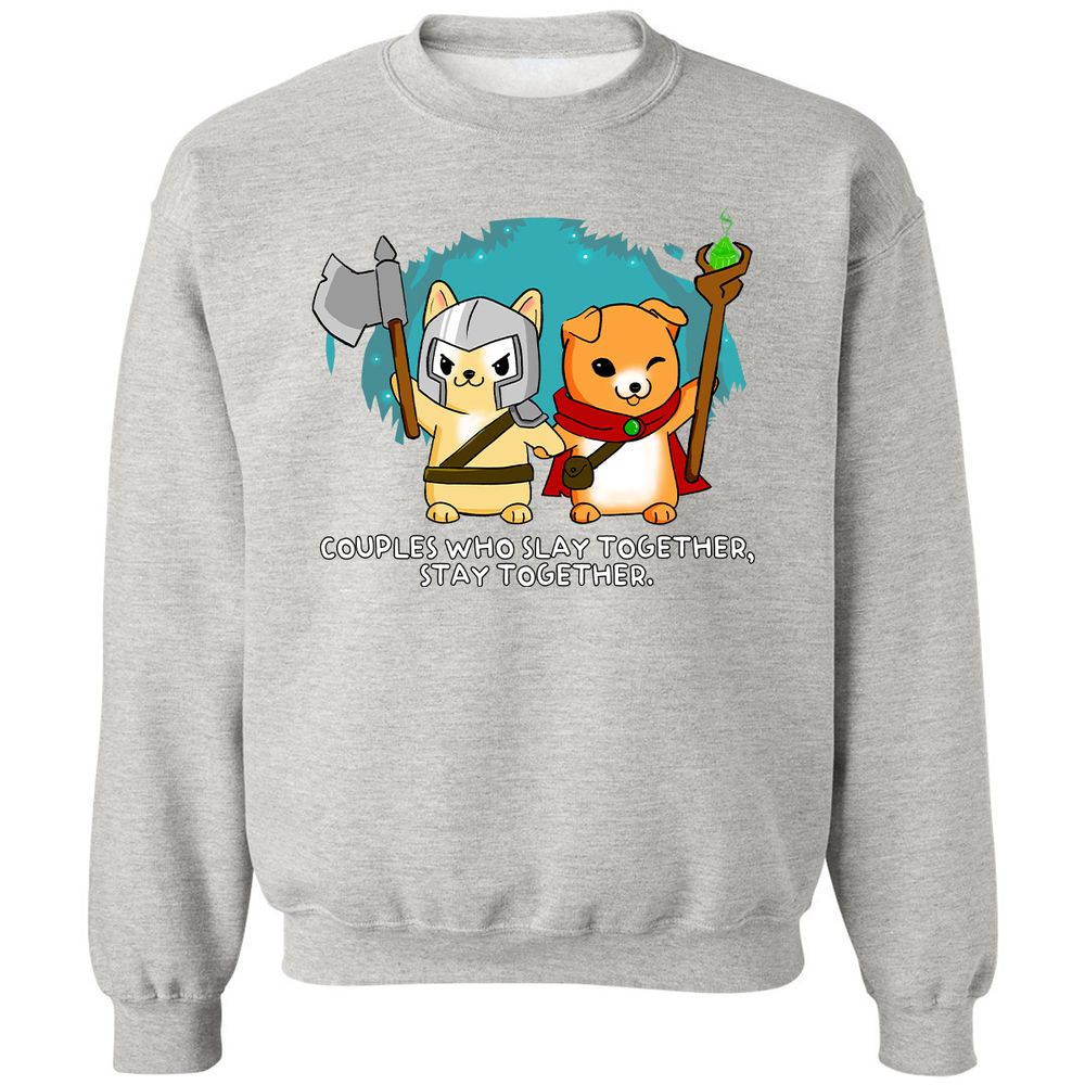 Classic Unisex Sweatshirt - QGJH8CY7 - Ash - 8