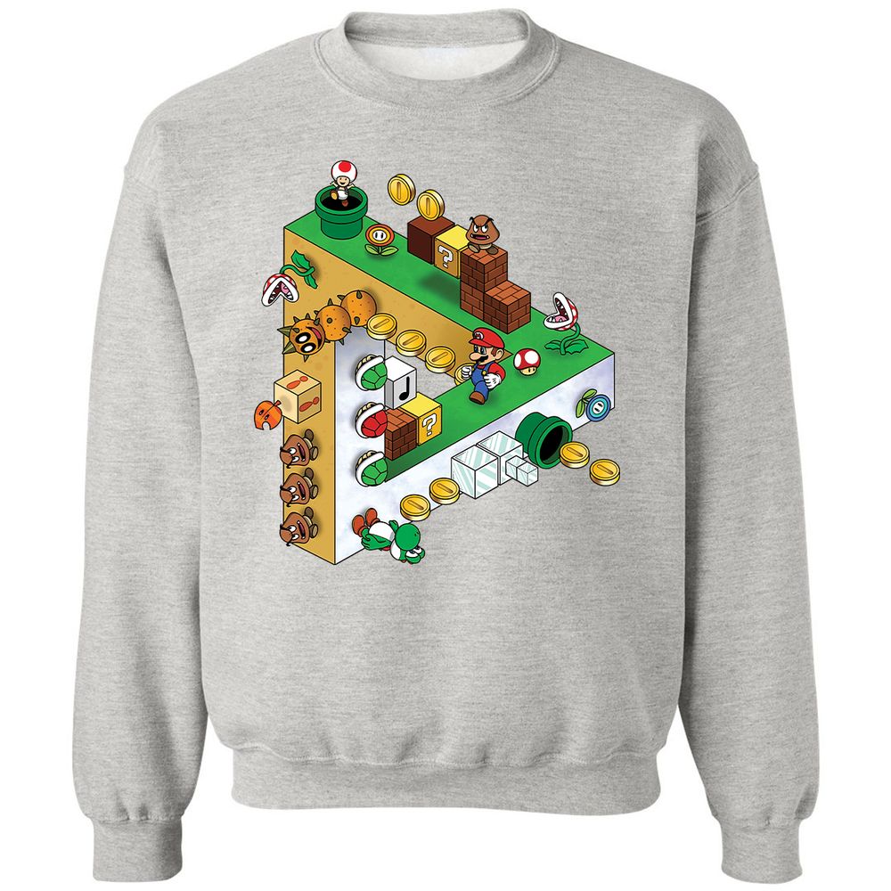 Classic Unisex Sweatshirt - SJVGZ3X7 - Ash - 8