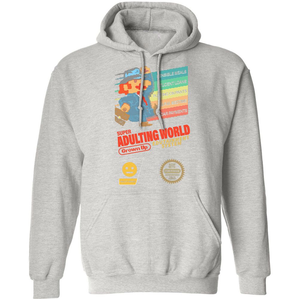 Classic Unisex Hoodie - VDXMA9AU - Ash - 8