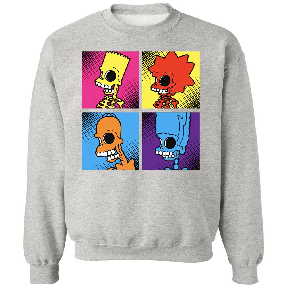 Classic Unisex Sweatshirt - SK8JE86K - Ash - 8