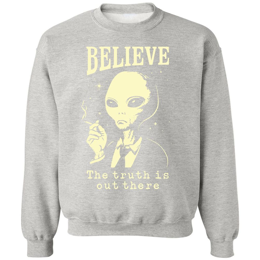 Classic Unisex Sweatshirt - 6JFGBHVU - Ash - 8