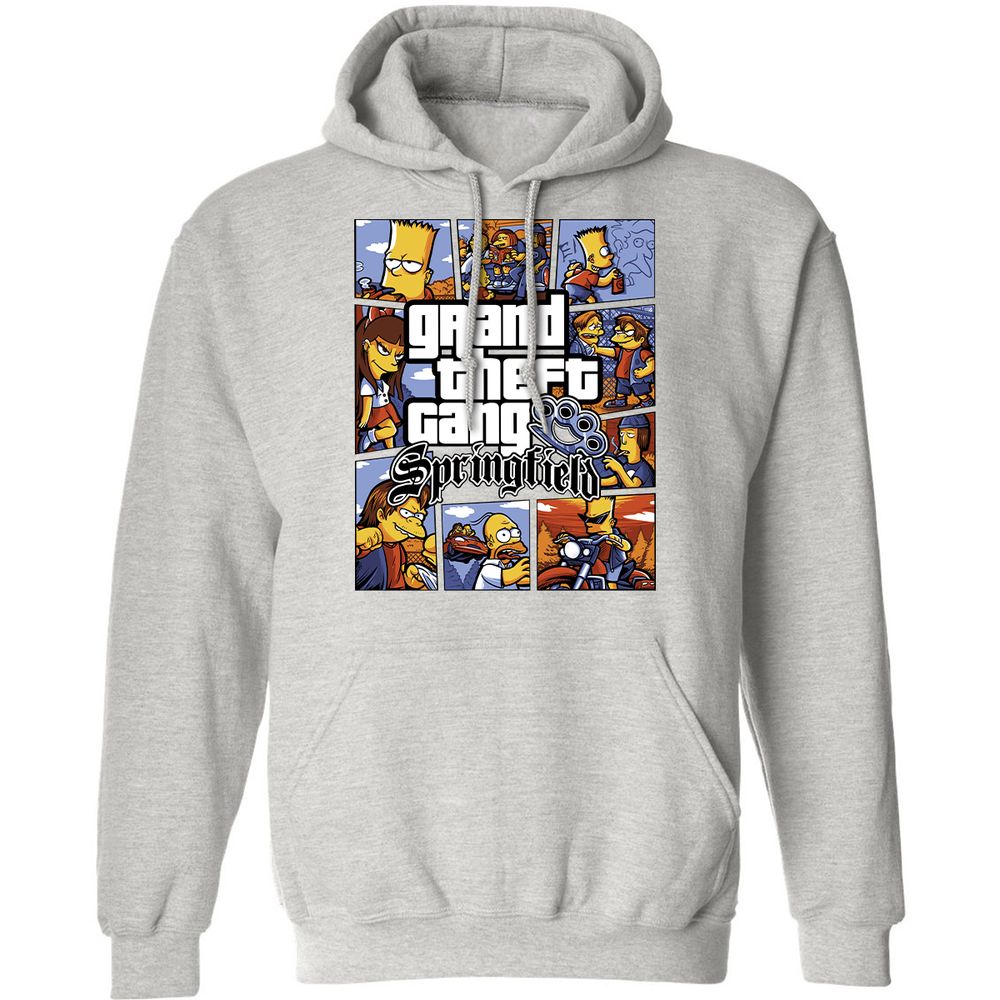 Classic Unisex Hoodie - Y81KBBQV - Ash - 8